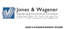 Jones & Wagener Bursaries 2023 for South African tertiary and Grade 12 students
